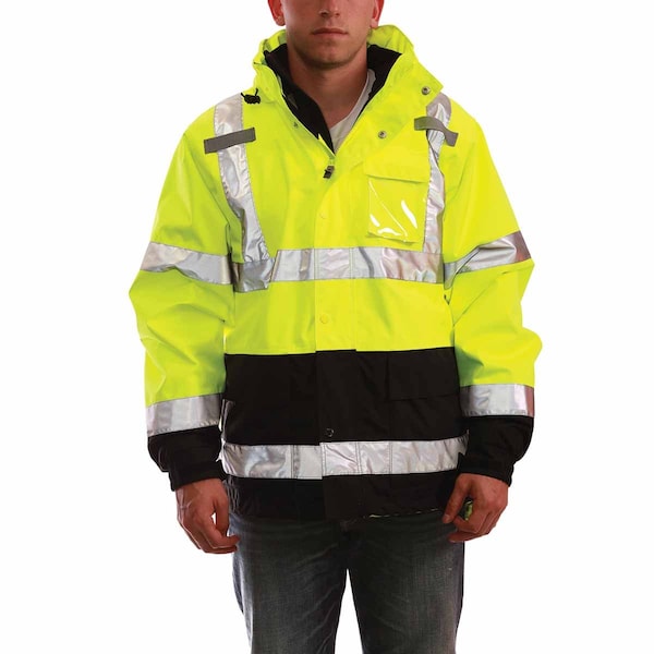 Tingley Tingley Icon ANSI Class 3 Fleece Lined Hi-Vis Rain Jacket J24172.SM - main